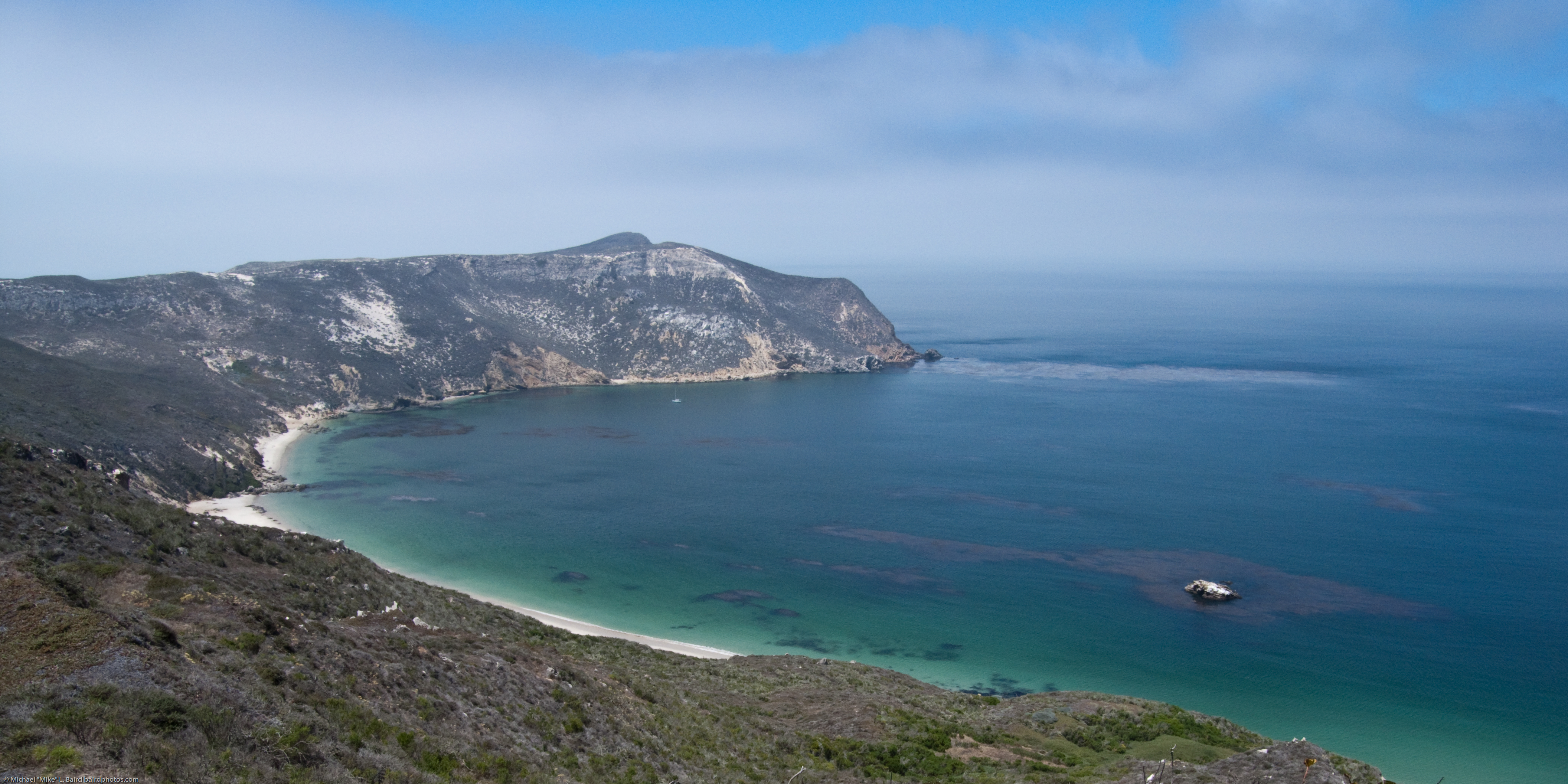 View from San Miguel Island hike. Three Day Kayak and Hiking Tour of the Channel Islands San Miguel Santa Rosa Santa Cruz