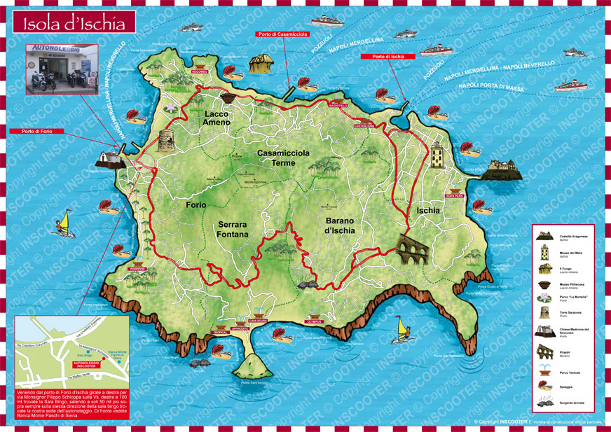 Prezzo noleggio auto Ischia