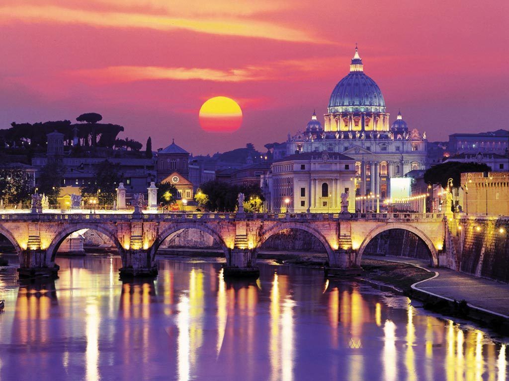 Roma al tramonto Rome information
