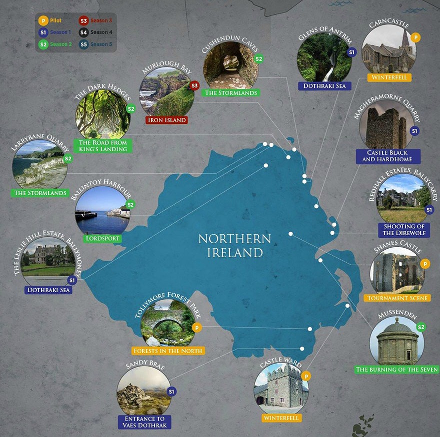Itinerario Irlande del Nord Il trono di spade