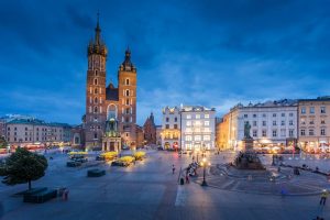 cracovia la sera