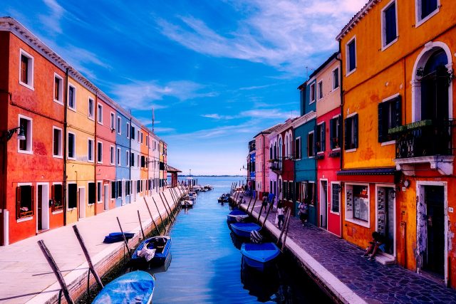Burano case colorate