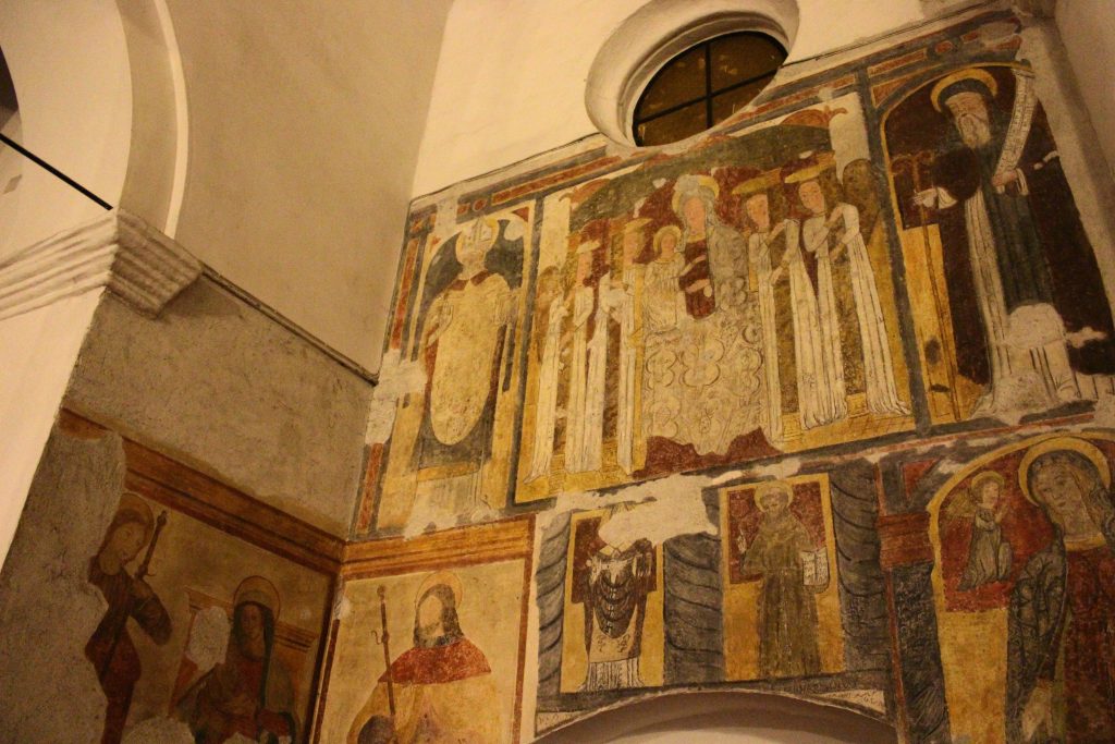 Laterza, affreschi all'interno della chiesa di San Lorenzo Martire