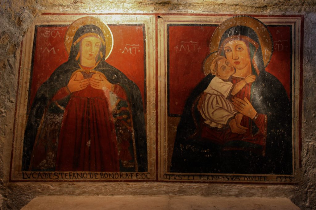 Laterza, affresco della Madonna del Latte