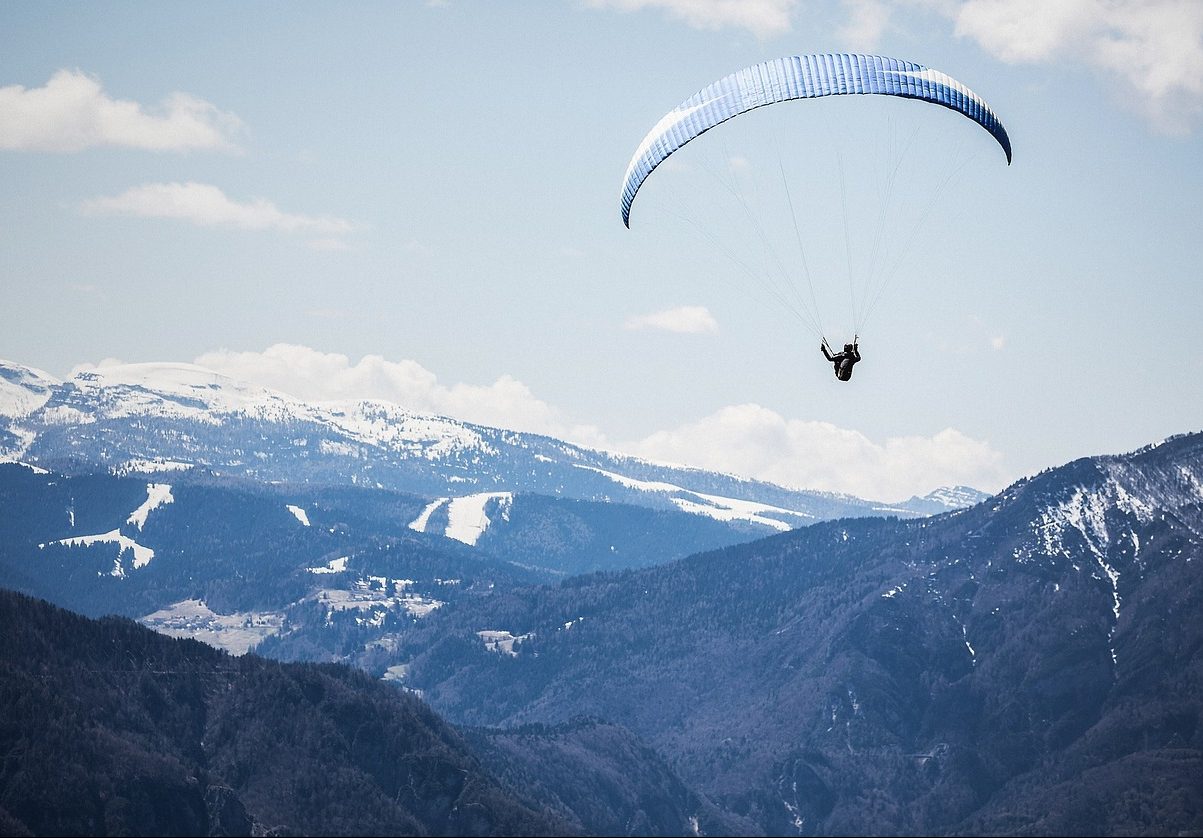 dove fare giro in parapendio