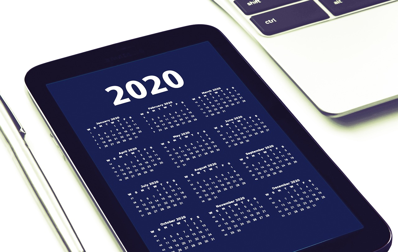 calendario 2020