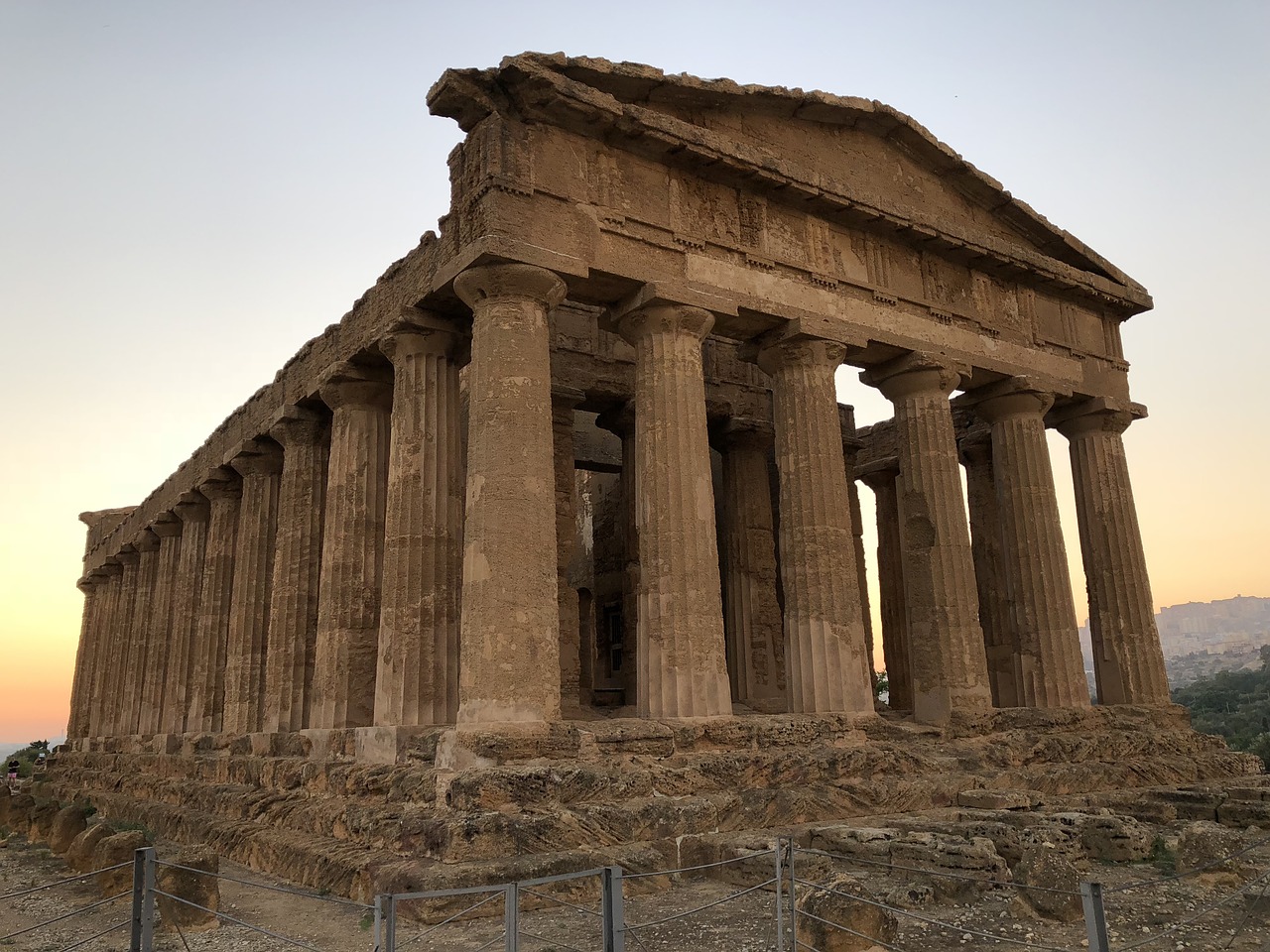 centro storico di sera