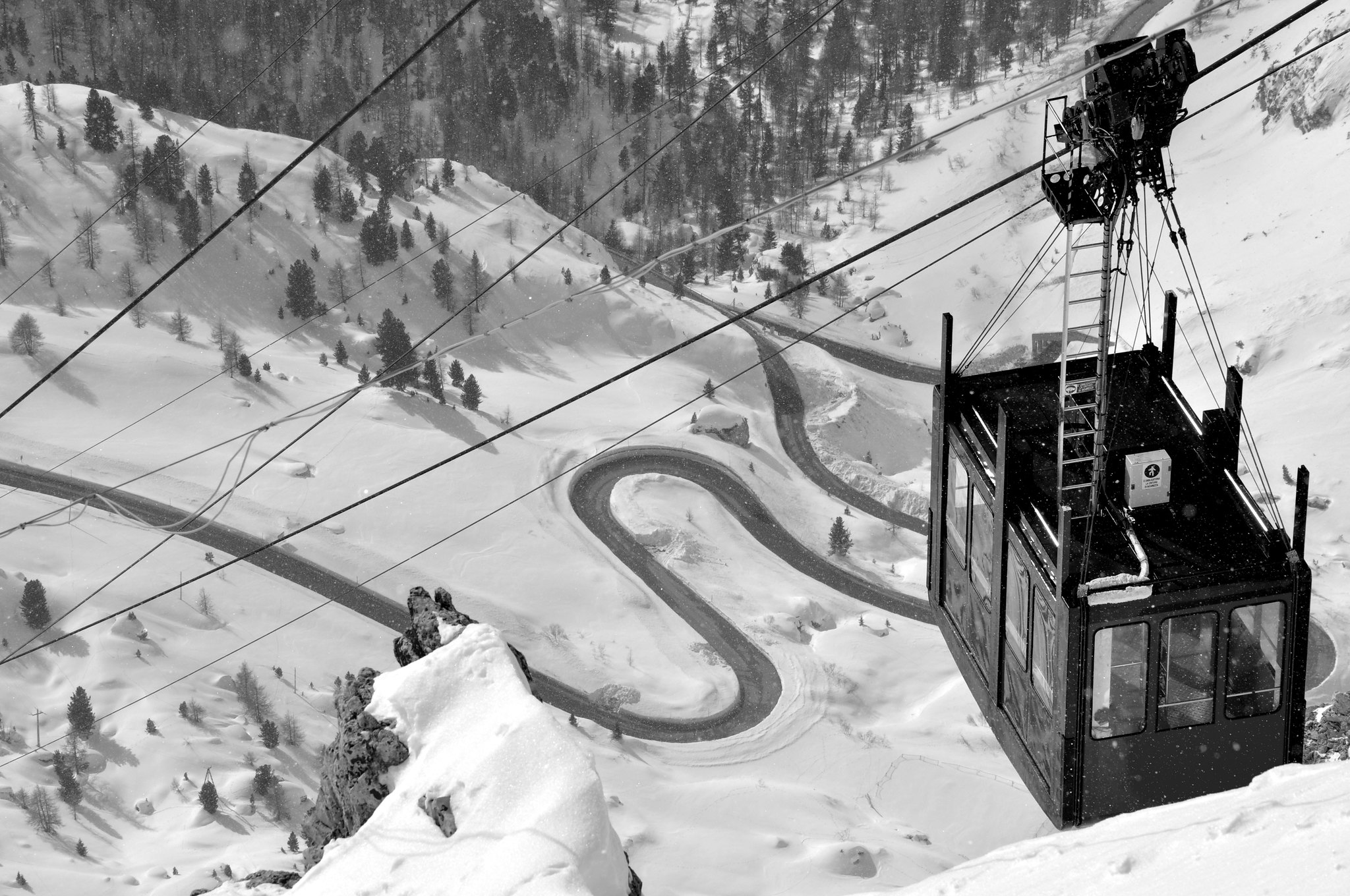 piste da sci a Corvara Alta Badia