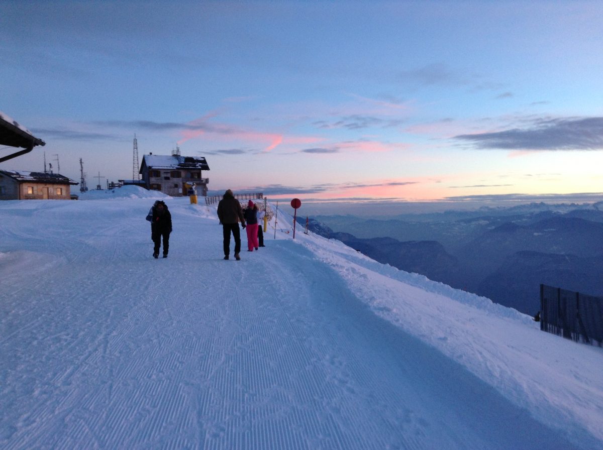 piste da sci vicino molveno