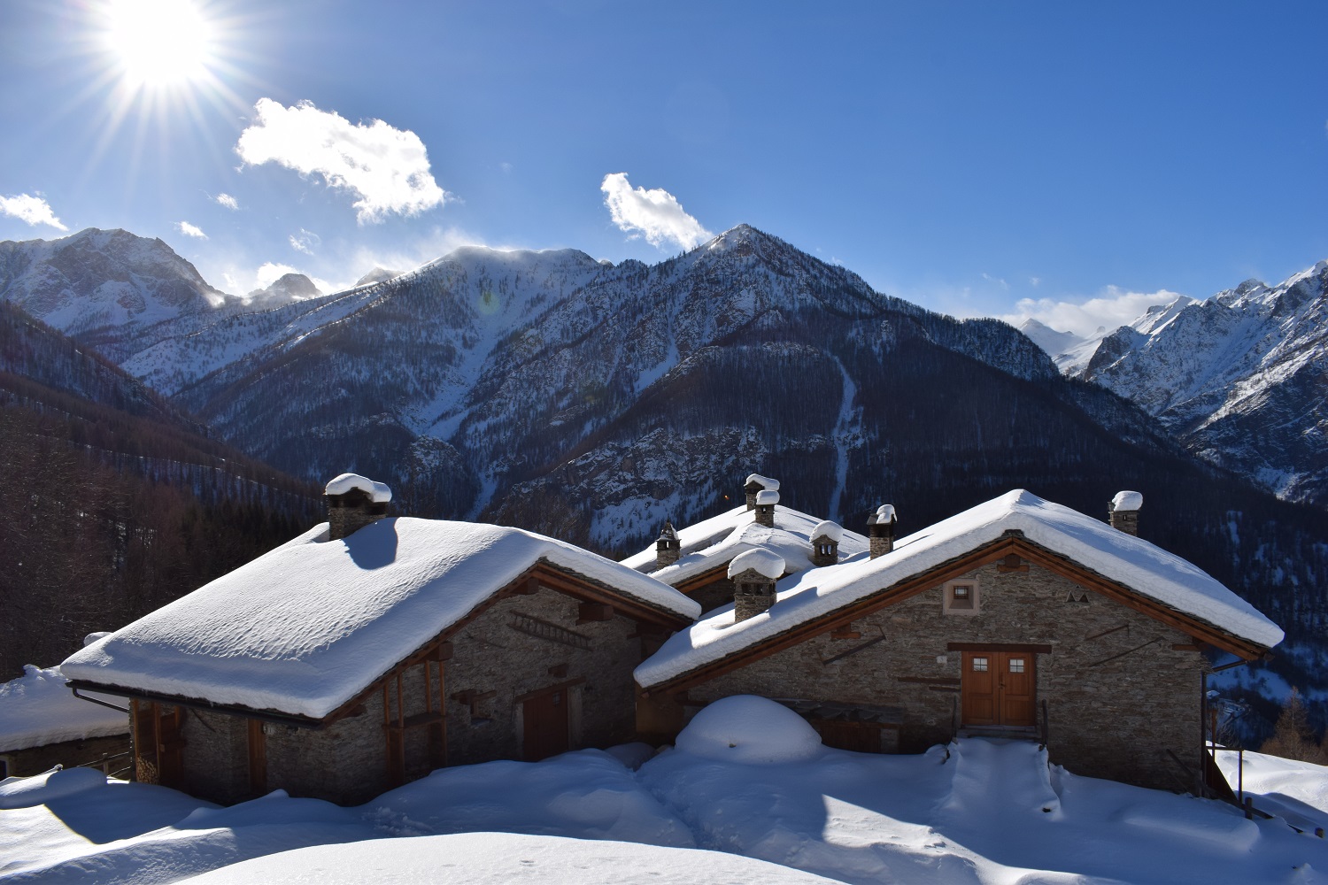 week end sulla neve in baita