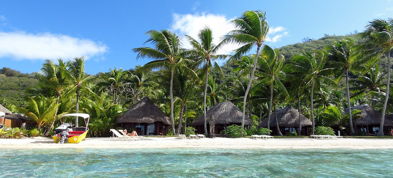 Isola di Bora Bora In Polinesia