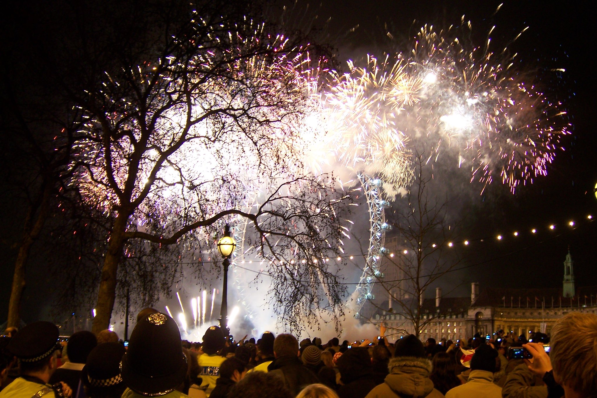 Cenone di Capodanno a Londra nel 2020