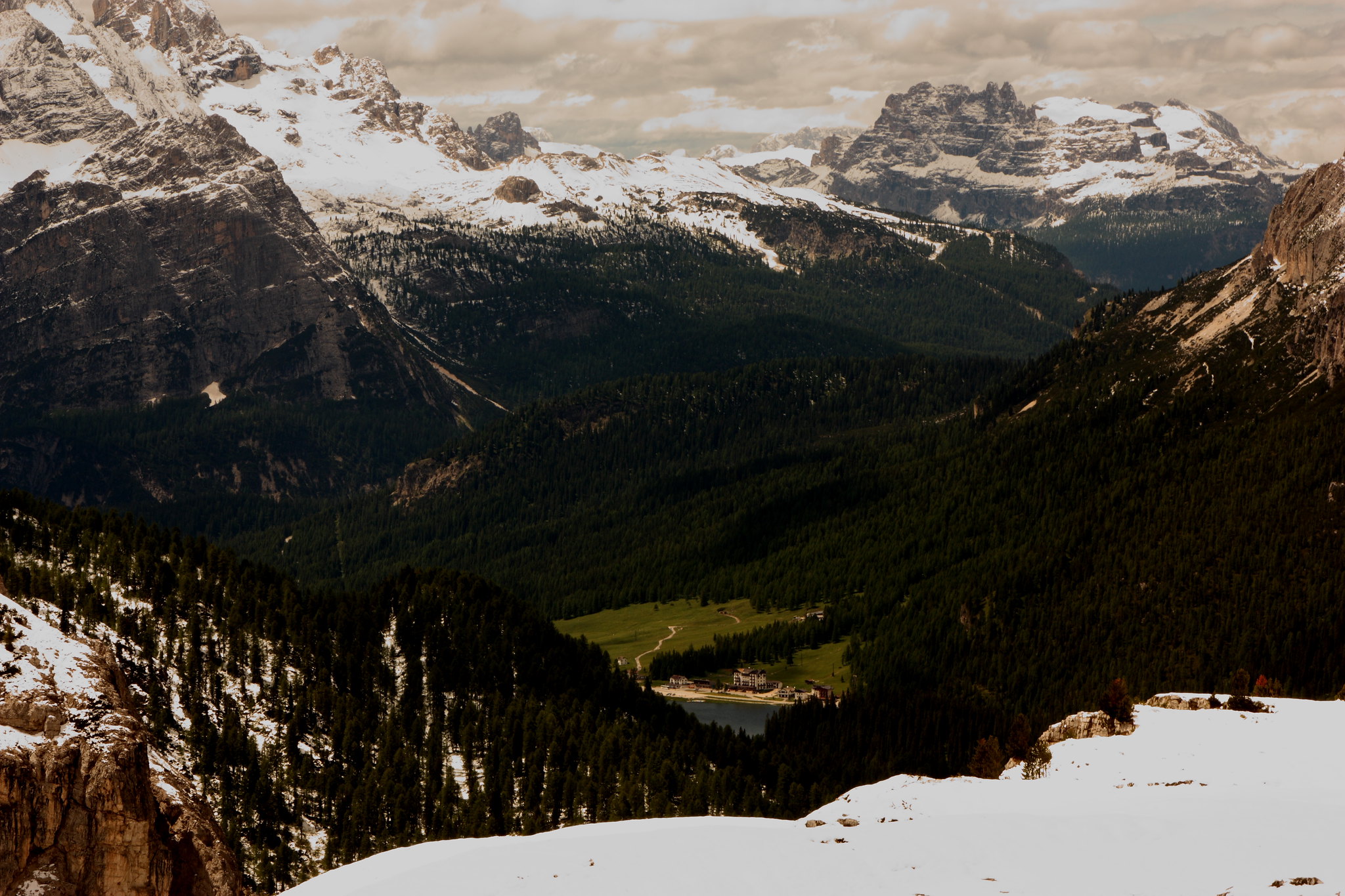 Panoramica sulle Dolomiti