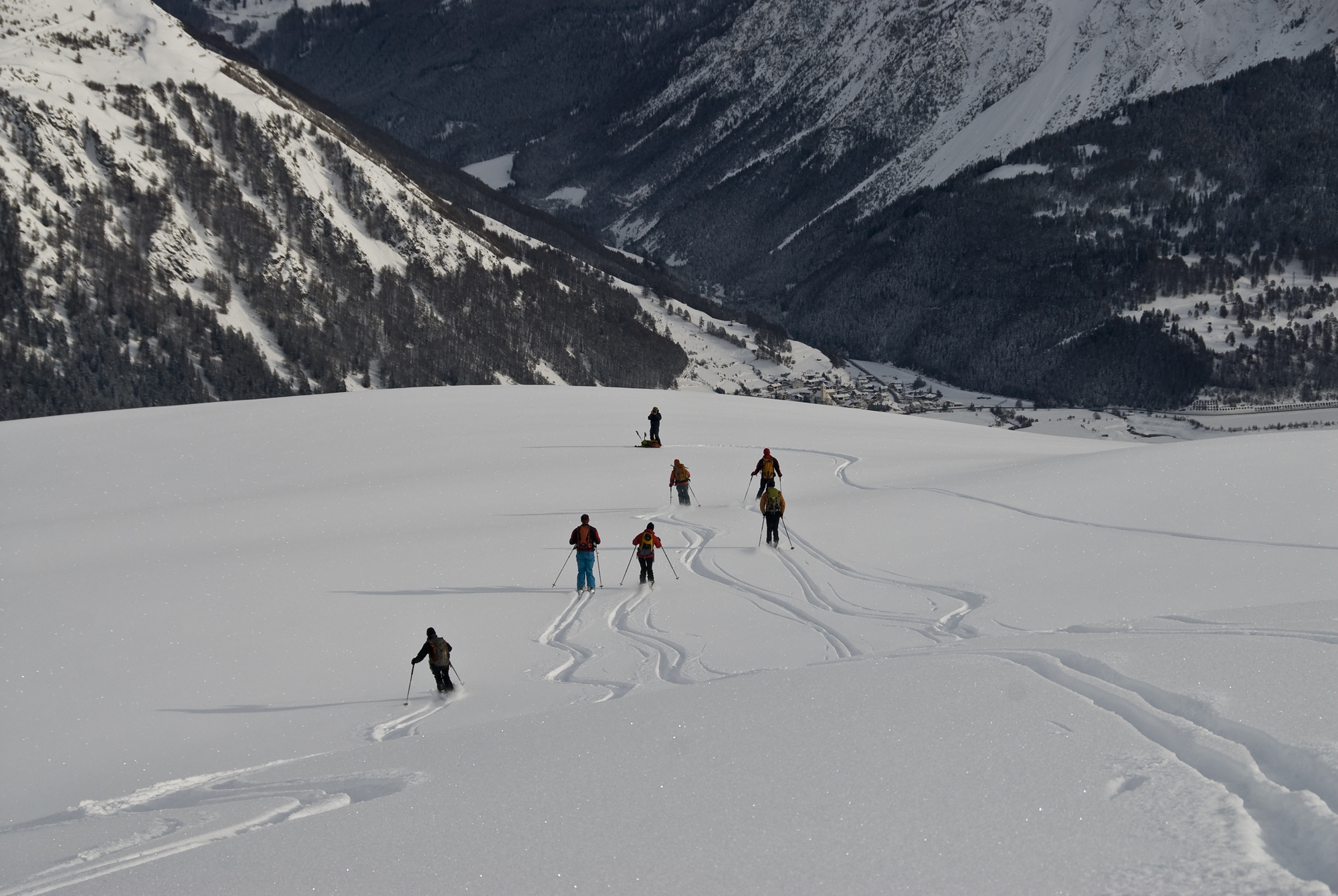 piste da sci val venosta