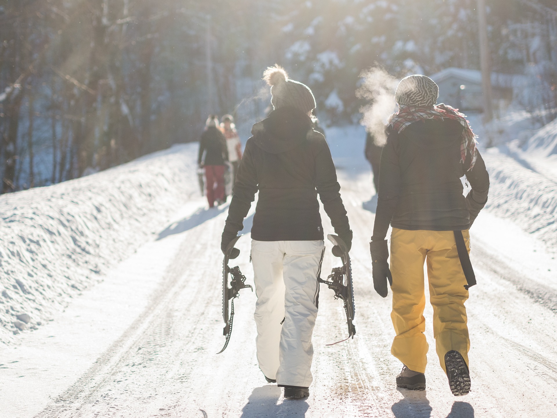 camminare al freddo fa bene