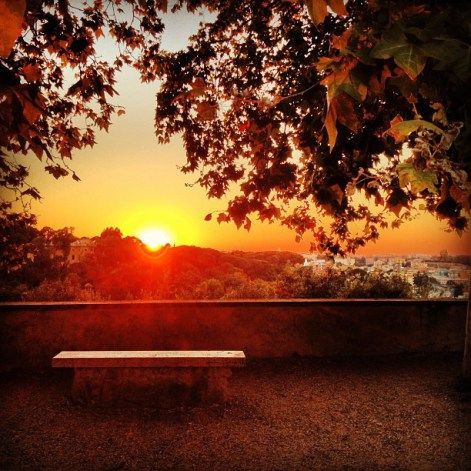 gianicolo al tramonto