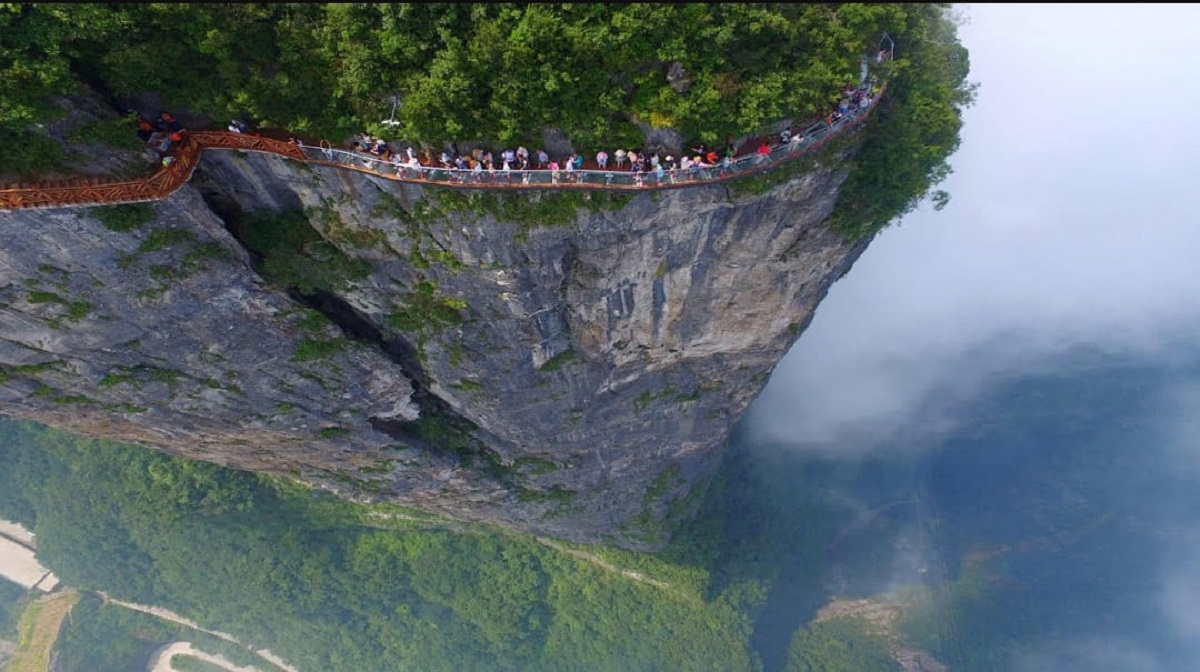 monte tianmen cina