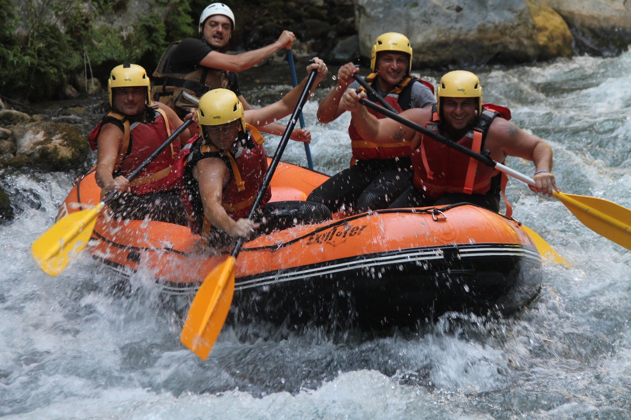 rafting in calabria sul fiume lao
