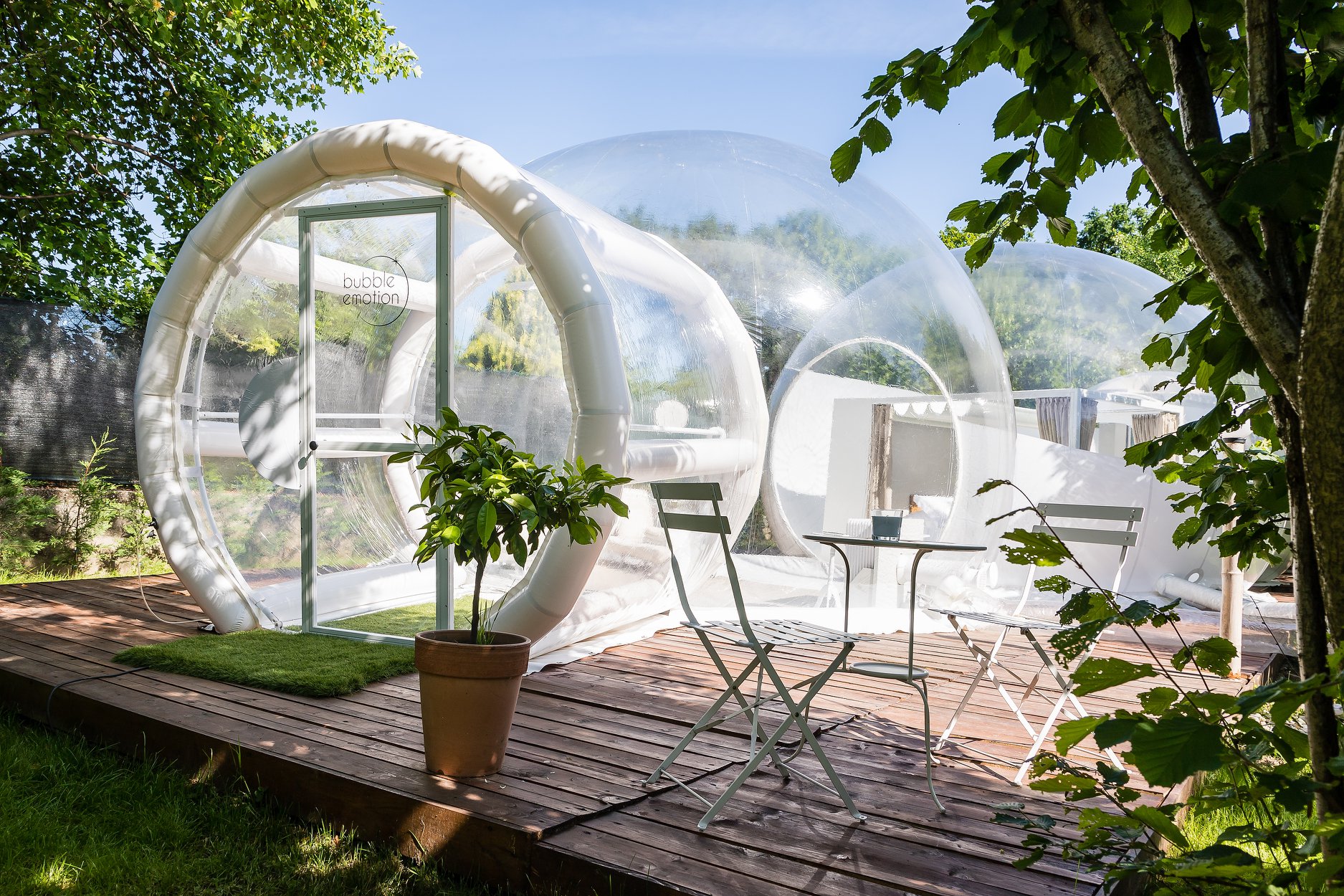 glamping bolla trasparente italia