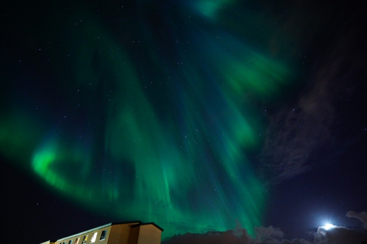 Aurora boreale Danimarca quando