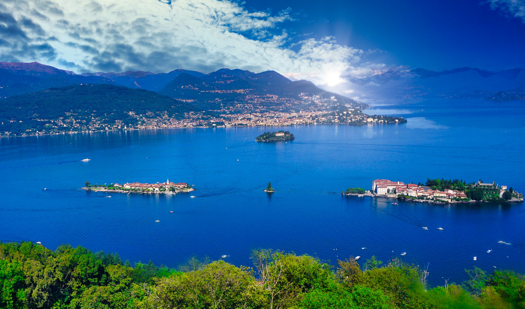 isole borromee in autunno