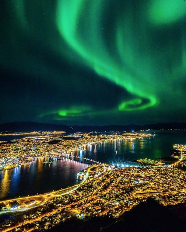 aurora boreale dove vedere e quando tromso