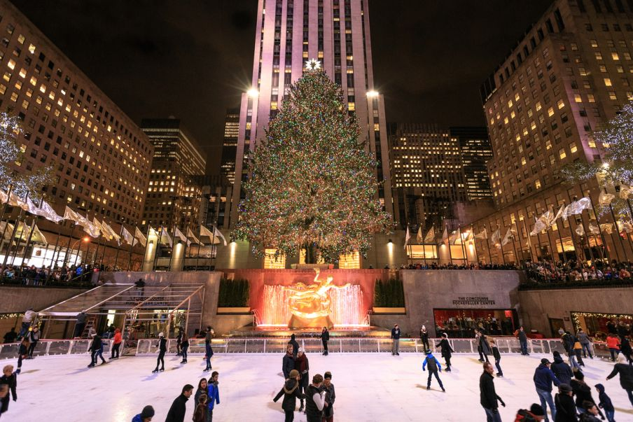 natale new york 2021 rockfeller plaza