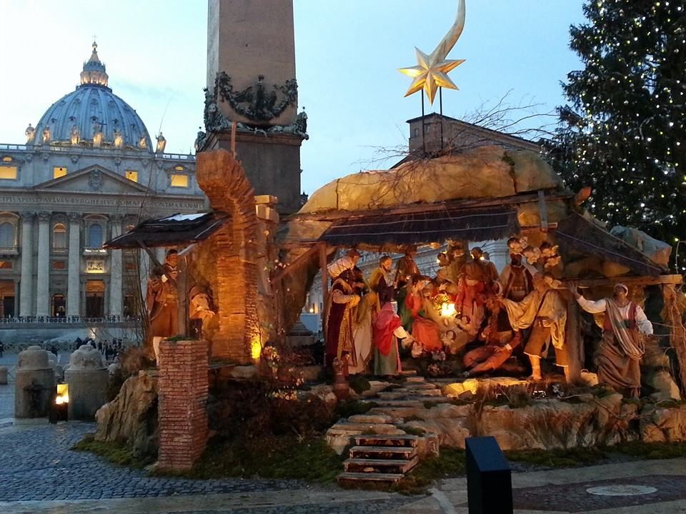 presepe piazza san pietro