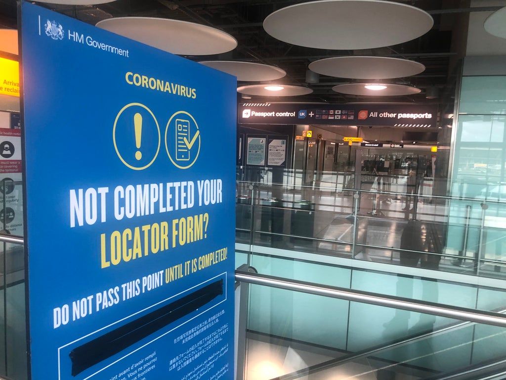 passenger locator form