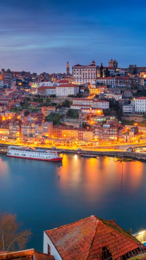 oporto di notte