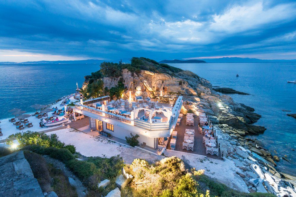 thassos isole greche inverno