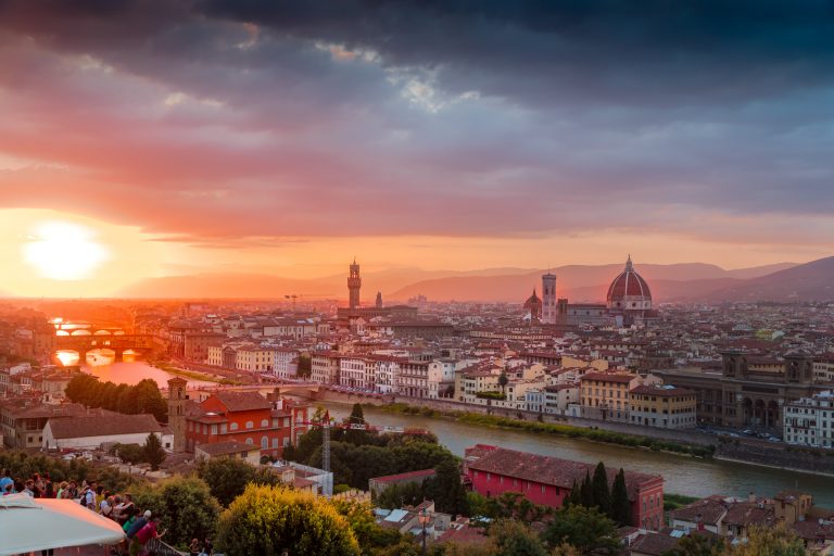 Una panoramica delle città dall'alto