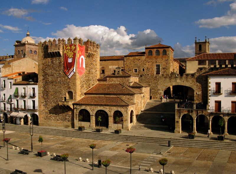 Caceres, citt&agrave; della Spagna centro-occidentale