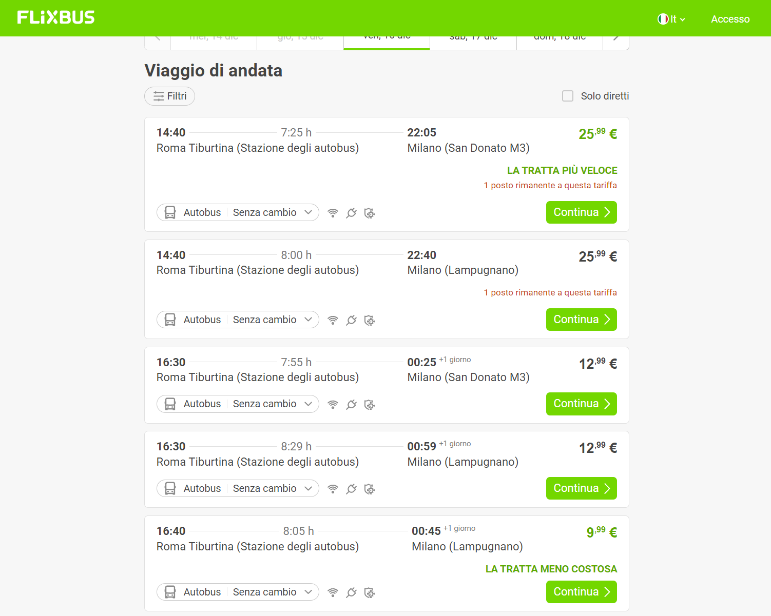 come prenotare viaggio con flixbus