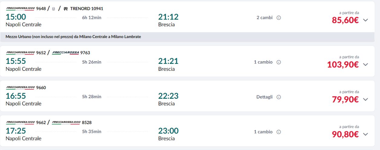 come prenotare biglietti treno online