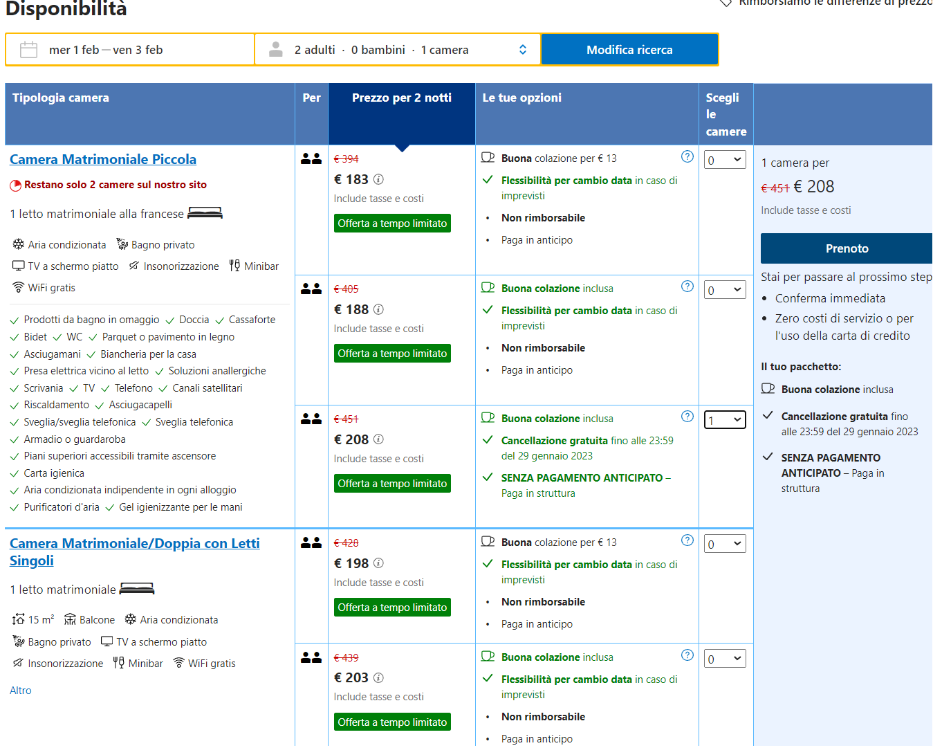 come prenotare un hotel su booking guida