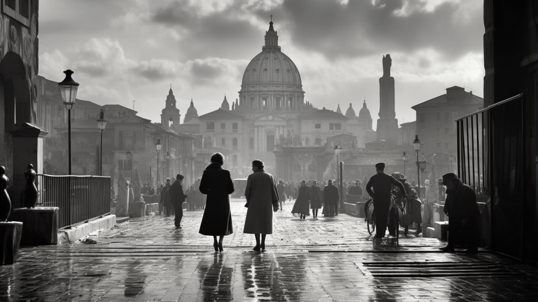 contentcreativestudio black and white photo of rome in 1950 78a94616 c416 4b51 9cf7 f4c5760c2323