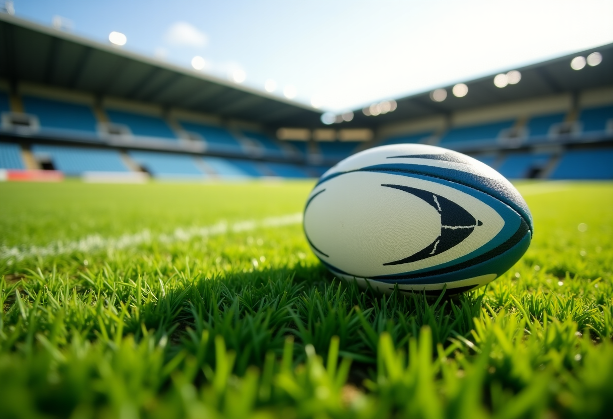 Sergio Parisse celebra l'ingresso nella Hall of Fame del rugby