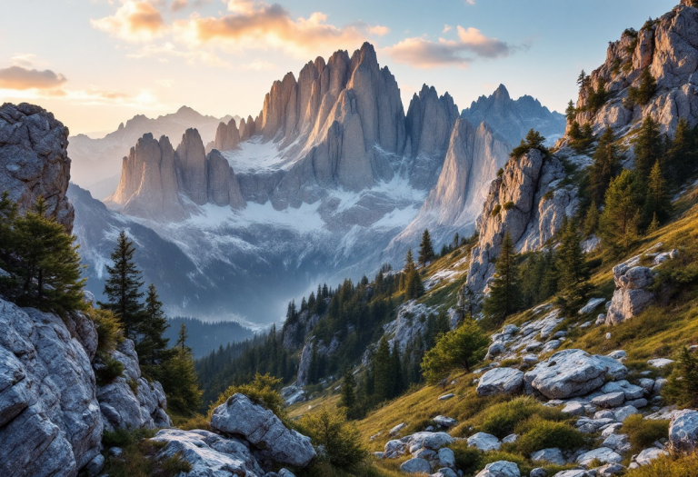 Panorama mozzafiato delle Dolomiti nel 2025
