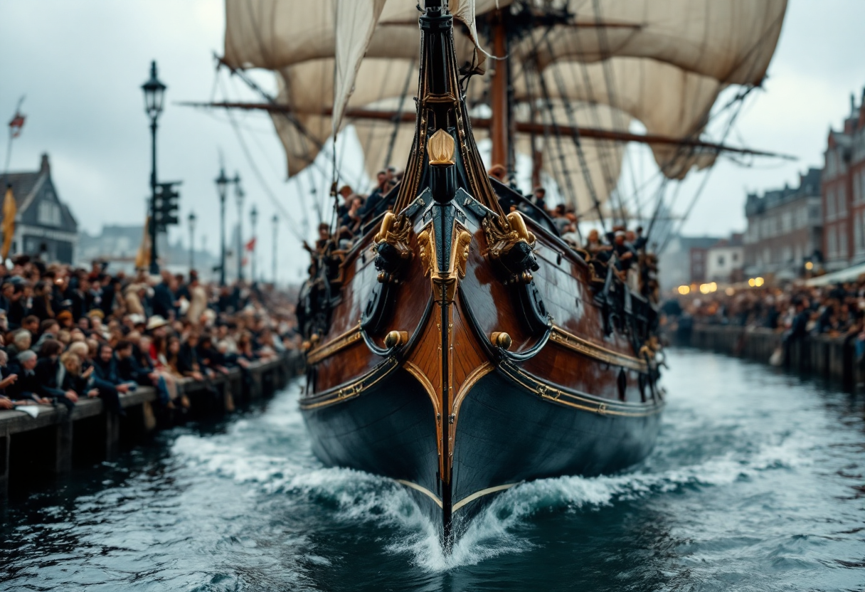 L'arrivo dell'Amerigo Vespucci a Palermo con eventi speciali