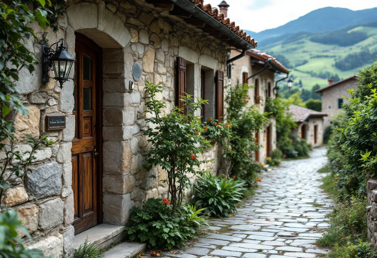 Panorama di un borgo italiano dimenticato