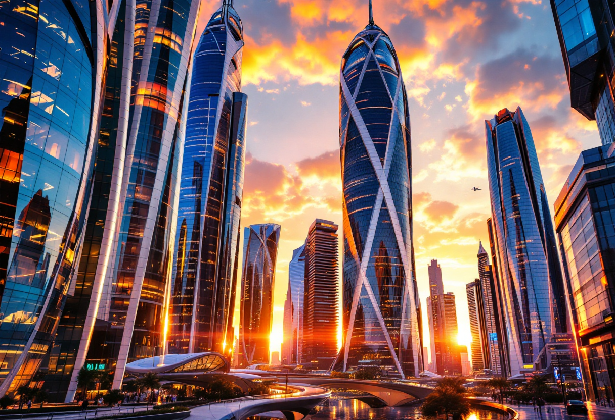 Immagine delle città più smart del mondo con innovazioni