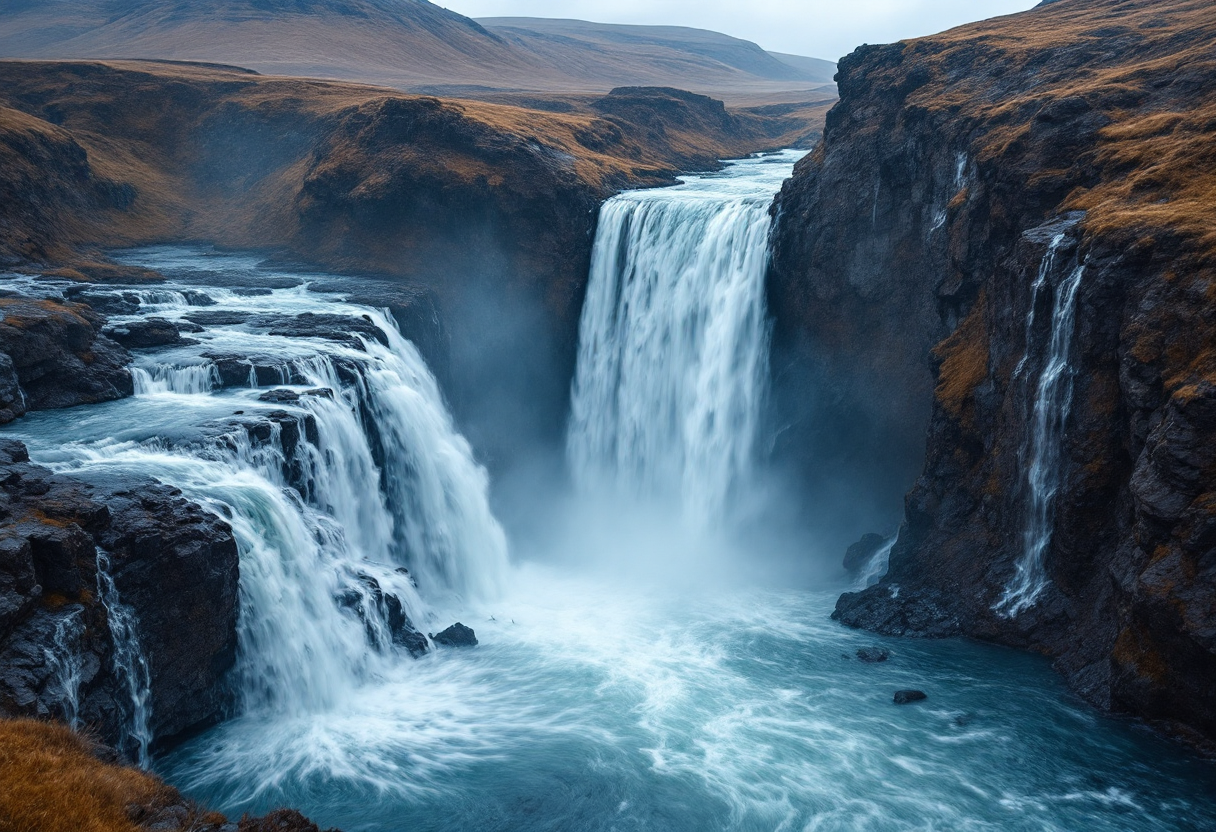 Dettifoss, la cascata più potente d'Europa in Islanda