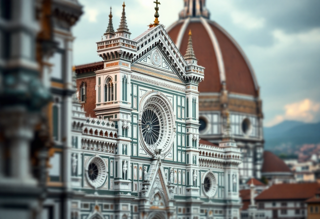 Vista del Duomo di Firenze con la sua cupola iconica