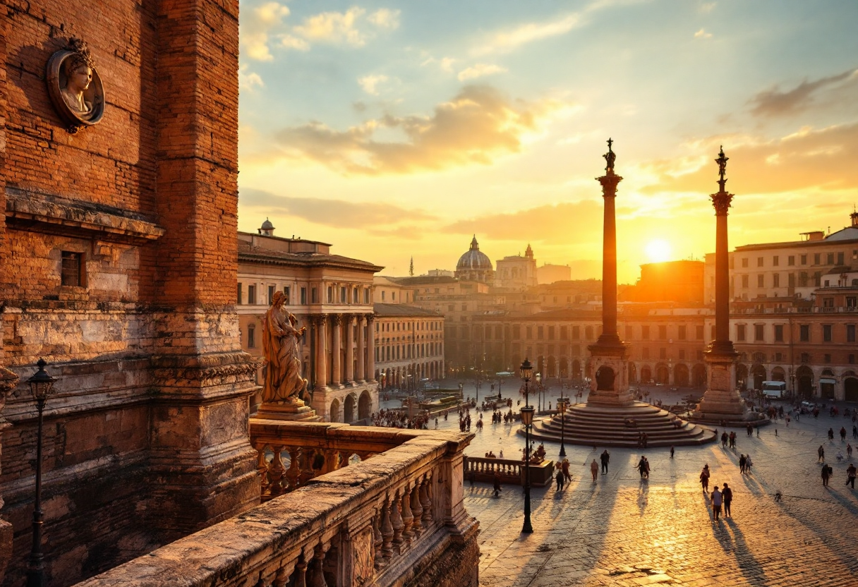 Scena della serie Netflix Maschi veri ambientata a Roma