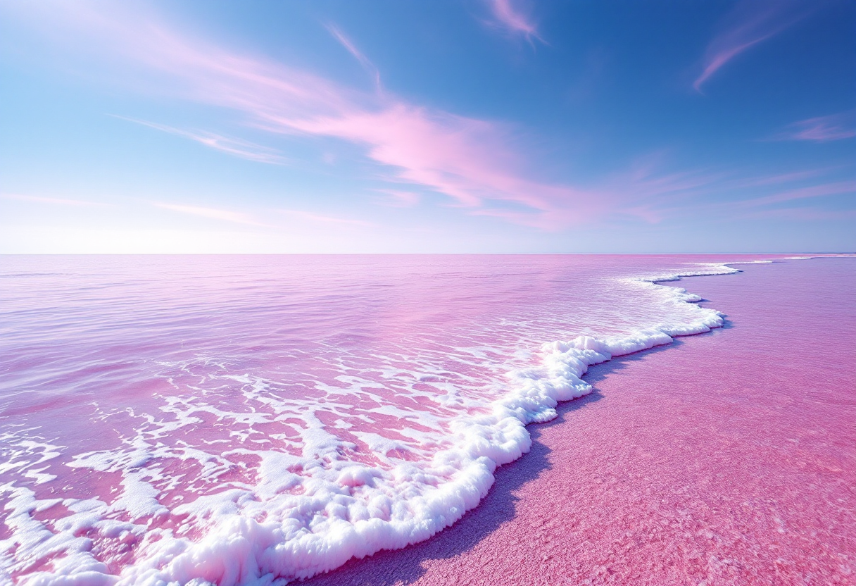 Laghi rosa di Las Coloradas nello Yucatán