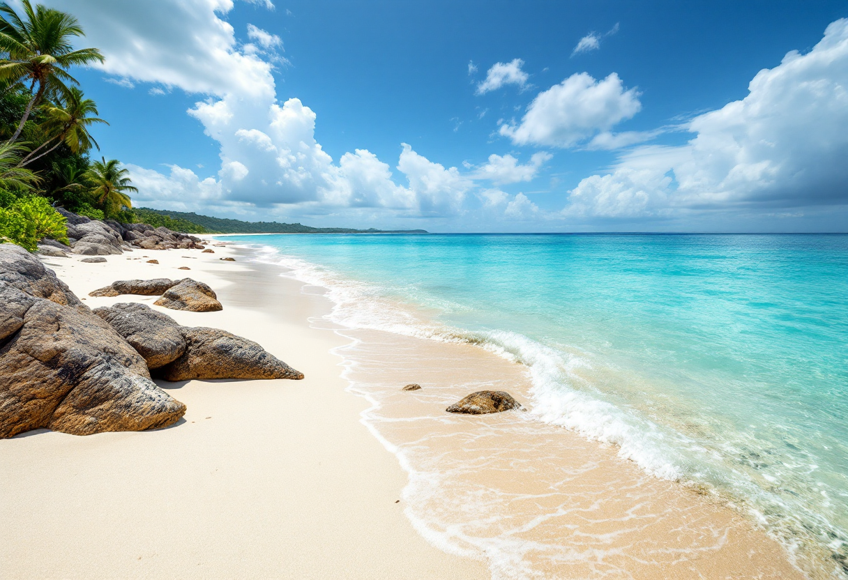 Vista panoramica della Piscina Rei in Sardegna