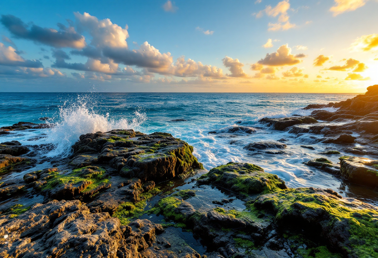 Spiaggia delle Bermuda con acque turchesi e sabbia bianca
