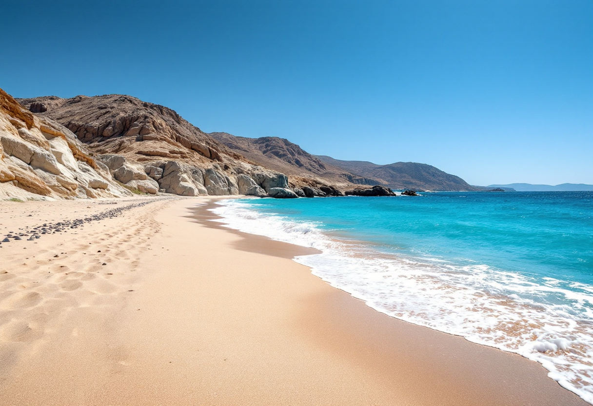 Panorama di Serifos, isola delle Cicladi