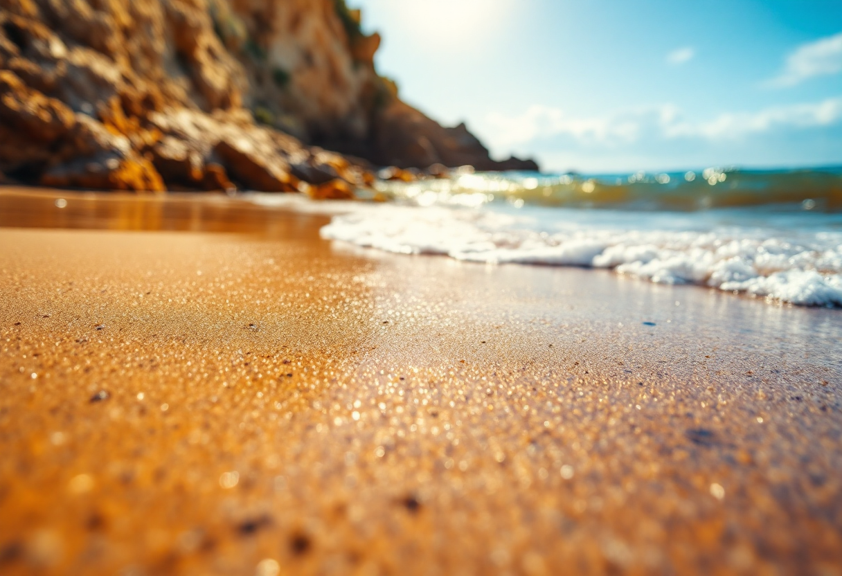 Una delle spiagge nascoste d'Abruzzo immersa nella natura